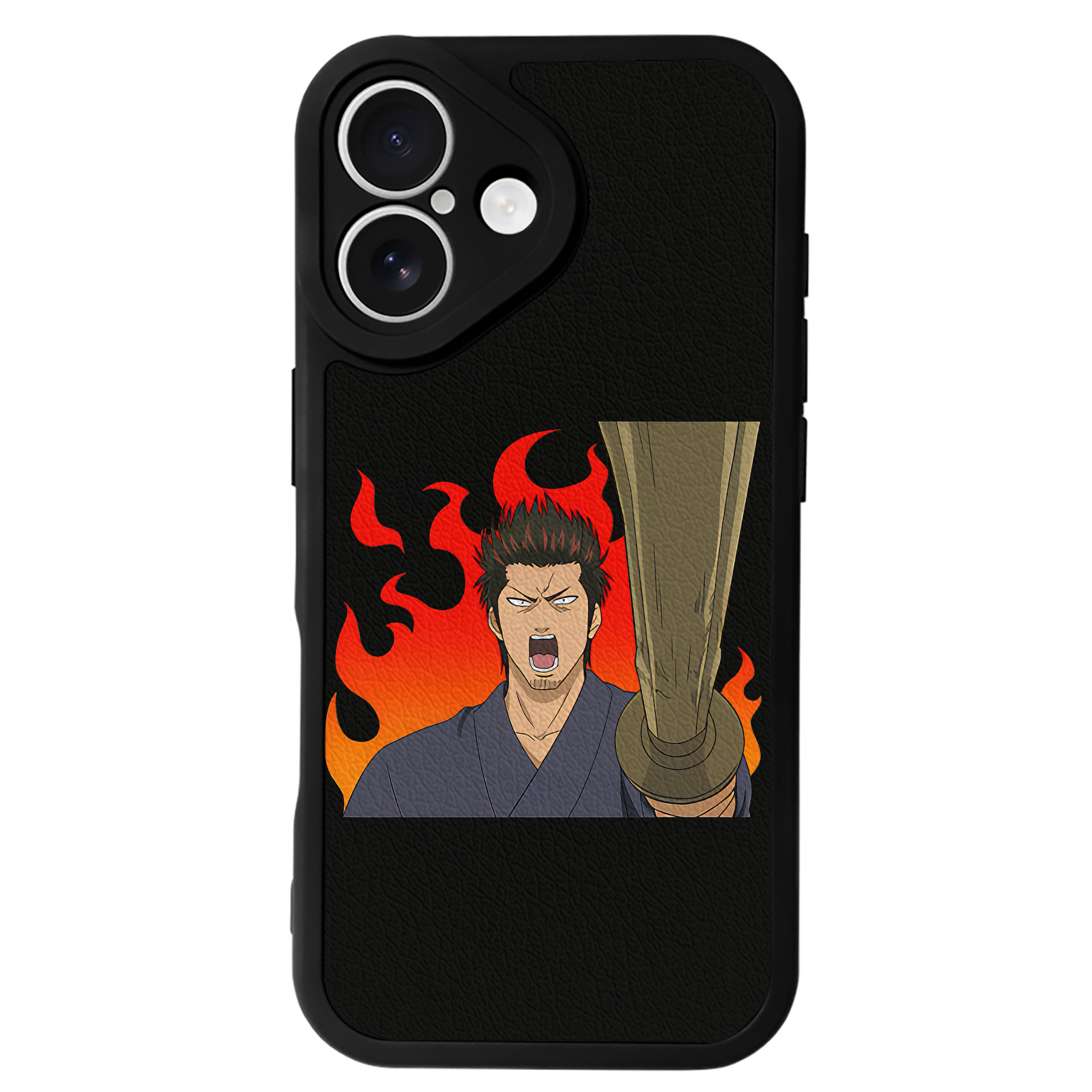（画像用） ぎんたま 坂田銀時（さかたぎんとき） 神楽 志村新八（しむら しんぱち） GINTAMA Sakata Gintoki Kagura Shimura Shinpachi 【iPhone 16シリーズ対応】シリコンスマホケース（レザー調） 材質：シリコン